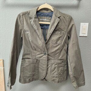 Eddie Bauer Legendwash Stretch Blazer - Olive - Size 4